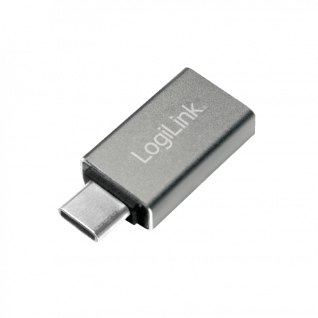 LogiLink - USB adapter - USB (F) to USB-C (M) - USB 3.1 Gen1 - silver - 0