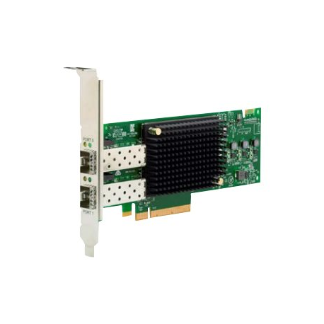 Emulex LightPulse LPe31002-M6-F - Host bus adapter - PCIe 2.0 x8 low profile - 16Gb Fibre Channel x 2 - for PRIMERGY CX2560 M5, RX2520 M5, RX2530 M5, RX2530 M6, RX2540 M5, RX2540 M6, TX2550 M5 - 0