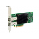 Emulex LightPulse LPe31002-M6-F - Host bus adapter - PCIe 2.0 x8 low profile - 16Gb Fibre Channel x 2 - for PRIMERGY CX2560 M5, RX2520 M5, RX2530 M5, RX2530 M6, RX2540 M5, RX2540 M6, TX2550 M5