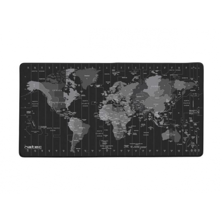 Natec OFFICE MOUSE PAD - Time Zone Map 800 x 400