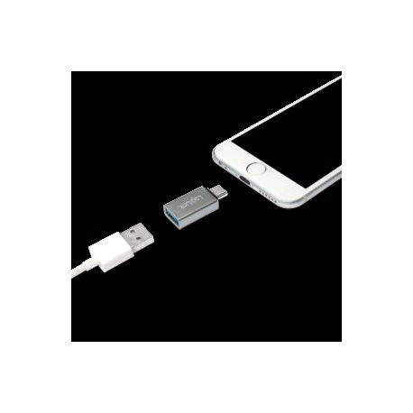 LogiLink - USB adapter - USB (F) to USB-C (M) - USB 3.1 Gen1 - silver - 4