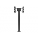 Multibrackets M Display Stand 180 Single - Stand - for flat panel - metal, aluminium - black - screen size: 24"-63" - mounting interface: up to 700 x 400 mm - in-floor mounted