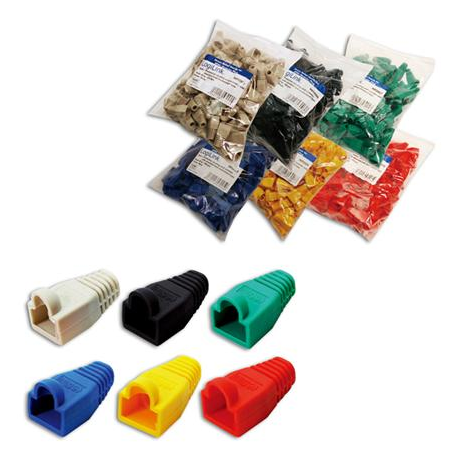 LogiLink - Connector hood - grey (pack of 100) - 1