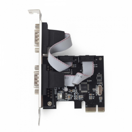 Gembird SPC-22 - Serial adapter - PCIe 1.1 - RS-232 x 2 - 1