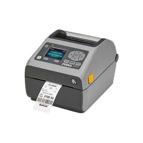 Zebra ZD620d - Label printer - direct thermal - Roll (11.8 cm) - 203 dpi - up to 203 mm / sec - USB 2.0, LAN, serial, USB host, Bluetooth LE - peeler - grey - 2