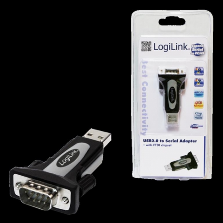 LogiLink USB 2.0 to Serial Adapter - Serial adapter - USB 2.0 - RS-232 - 2