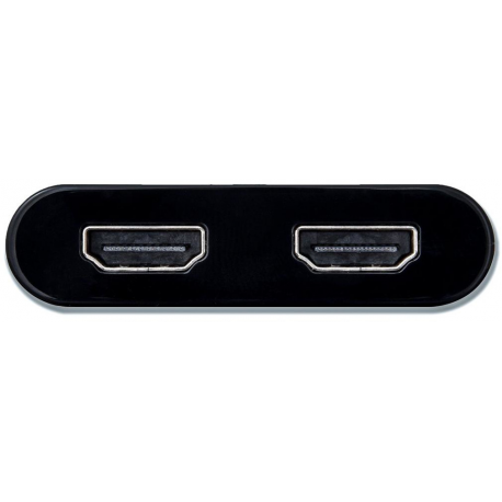 i-Tec - External video adapter - USB-C 3.1 - 2 x HDMI - black - 6