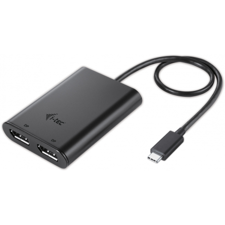 i-tec USB-C dual Display Port Video Adapter 2x DP 4K compatible wit Thunderbolt3