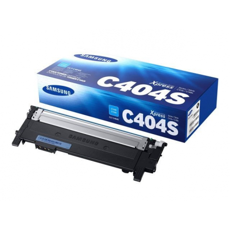 Samsung CLT-C404S - Cyan - original - toner cartridge (ST966A) - for Samsung CLX-3302, 3303, 3304, 3307; Xpress SL-C432, C433, C462, C463, C467, C482, C483 - 0