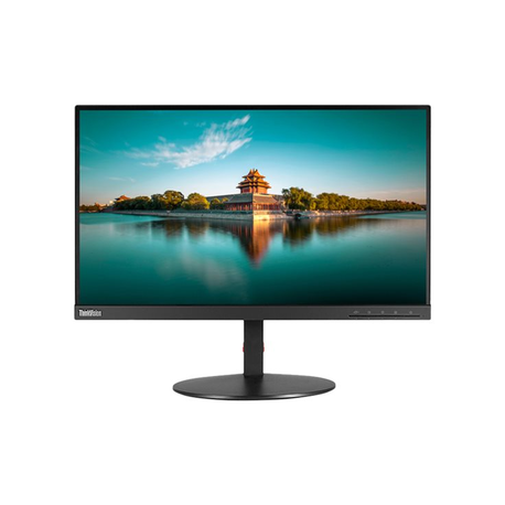 Lenovo ThinkVision T23i-10 - LED monitor - 23" - 1920 x 1080 Full HD (1080p) - IPS - 250 cd / m² - 1000:1 - 4 ms - HDMI, VGA, DisplayPort - black - 0