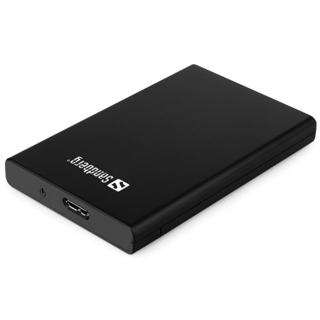 Sandberg USB 3.0 to SATA Box 2.5" - Storage enclosure - 2.5" - 1 Channel - SATA - USB 3.0 - 0