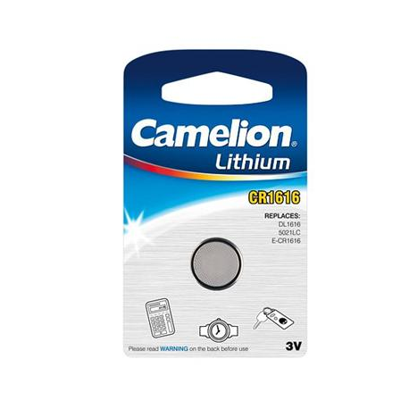 Camelion Lithium Button celles 3V (CR1616), 1-pack - 3