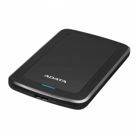 ADATA HV300 - Hard drive - 2 TB - external (portable) - USB 3.1 - 256-bit AES - black - 1