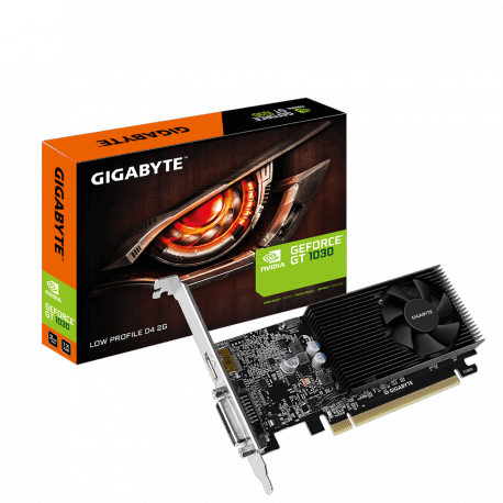 GIGABYTE Graphics Card | GIGABYTE | NVIDIA GeForce GT 1030 | 2 GB | 64 bit | PCIE 3.0 16x | GDDR4 | Memory 2100 MHz | GPU 1177 M