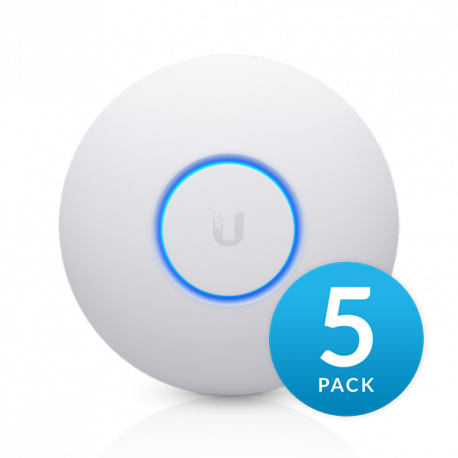 Ubiquiti UniFi nanoHD - Radio access point - Wi-Fi 5 - 2.4 GHz, 5 GHz - DC power (pack of 5) - 0