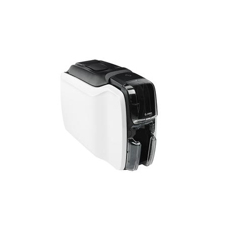 Zebra ZC100 - Plastic card printer - colour - dye sublimation / thermal transfer - CR-80 Card (85.6 x 54 mm) - 300 dpi - up to 700 cards / hour (mono)  /  up to 150 cards / hour (colour) - capacity: 100 cards - USB 2.0, LAN - 1