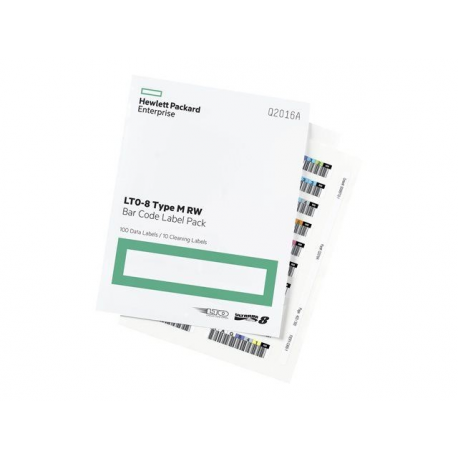 HPE LTO-8 Ultrium RW Bar Code Label Pack - Bar code labels - 0