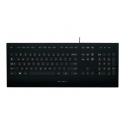 Logitech Corded K280e - Keyboard - USB - Nordic
