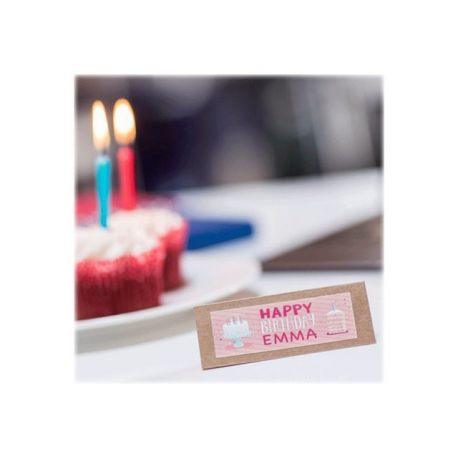 Brother CZ-1004 - Roll (2.54 cm x 5 m) 1 roll(s) continuous labels - for Brother VC-500W - 15