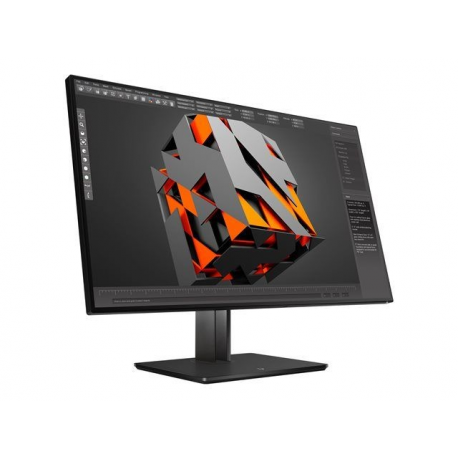 HP Z32 - LED monitor - 31.5" - 3840 x 2160 4K @ 60 Hz - IPS - 350 cd / m² - 1300:1 - 14 ms - HDMI, DisplayPort, Mini DisplayPort, USB-C - black - 3