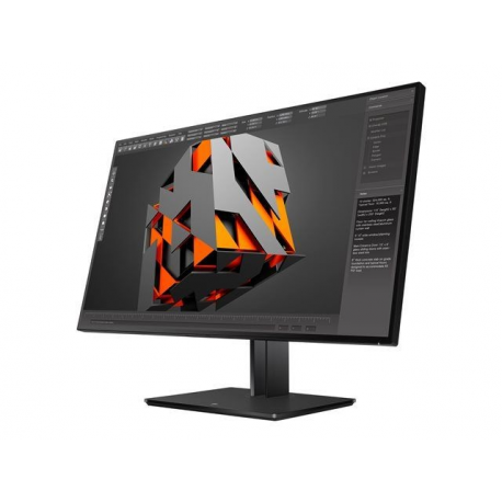 HP Z32 - LED monitor - 31.5" - 3840 x 2160 4K @ 60 Hz - IPS - 350 cd / m² - 1300:1 - 14 ms - HDMI, DisplayPort, Mini DisplayPort, USB-C - black - 4