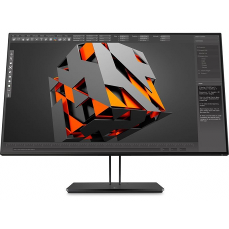HP Z32 - LED monitor - 31.5" - 3840 x 2160 4K @ 60 Hz - IPS - 350 cd / m² - 1300:1 - 14 ms - HDMI, DisplayPort, Mini DisplayPort, USB-C - black - 6