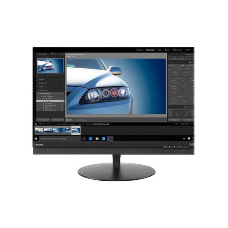 Lenovo ThinkVision P27u-10 - LED monitor - 27" - 3840 x 2160 4K - IPS - 350 cd / m² - 1000:1 - 6 ms - 2xHDMI, DisplayPort, USB-C - black - 0