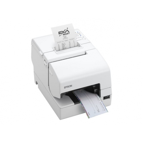 Epson TM H6000V - Receipt printer - thermal line  /  dot-matrix - 230 x 297 mm, Roll (7.95 cm) - 180 x 180 dpi - 9 pin - up to 350 mm / sec - USB, LAN, serial, NFC, USB 2.0 host - cutter - white - 1