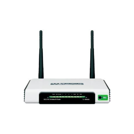 TP-LINK TL-MR3420 3G / 4G 300Mbps Wireless N Router - Wireless router - 4-port switch - 802.11b / g / n - 2.4 GHz - 6