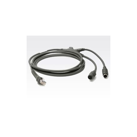 Zebra - Keyboard wedge cable - 2.1 m - for Symbol LS2208, LS3408-ER - 1