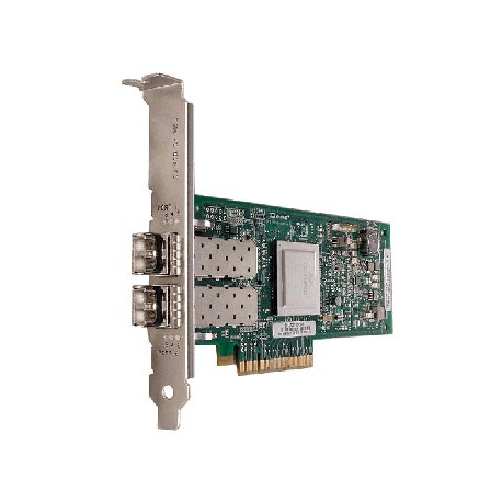 QLogic 8Gb FC Dual-port HBA for IBM System x - Host bus adapter - PCIe x4 - 8Gb Fibre Channel x 2 - for System x3100 M5; x3250 M6; x32XX M2; x34XX; x3550 M2; x3650 M2; x3650 M4 HD; x3950 M2 - 2