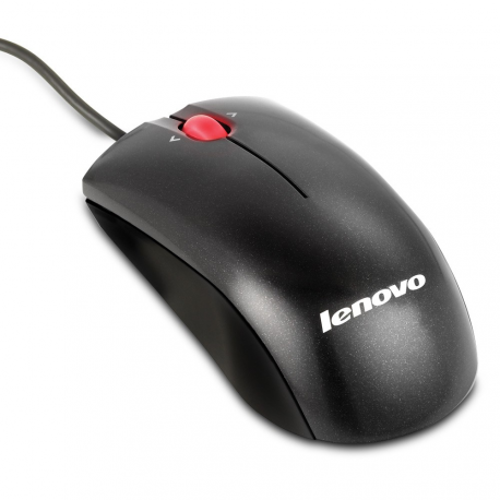 Lenovo ThinkPlus - Mouse - optical - 3 buttons - wired - USB - stealth black - for ThinkStation P330 Gen 2; V130-20IGM AIO; V330-20ICB AIO; V530-22ICB AIO; V530-24ICB AIO - 2