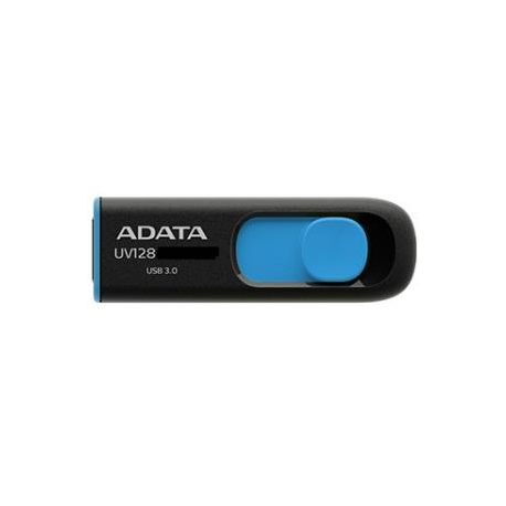 A-data DashDrive UV128 64GB Black+Blue USB 3.0 Flash Drive, Retail