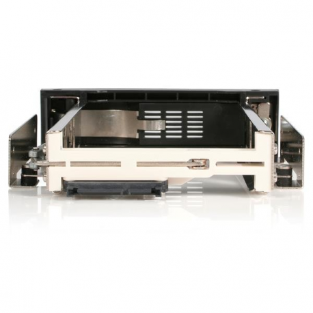 Startech .com 5.25in Trayless Hot Swap Mobile Rack for 3.5in Hard Drive - Storage mobile rack - 3.5" - black