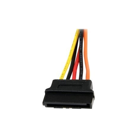 Startech .com SATA Power Y Splitter Adapter Cable - Power splitter - 15 pin SATA power - 15 pin SATA power - 15.24 cm - latched
