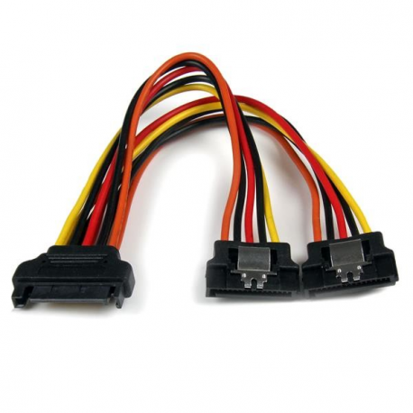 Startech .com SATA Power Y Splitter Adapter Cable - Power splitter - 15 pin SATA power - 15 pin SATA power - 15.24 cm - latched