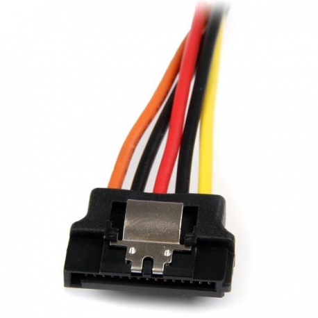 Startech .com SATA Power Y Splitter Adapter Cable - Power splitter - 15 pin SATA power - 15 pin SATA power - 15.24 cm - latched