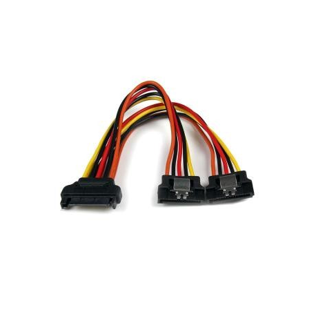 Startech .com SATA Power Y Splitter Adapter Cable - Power splitter - 15 pin SATA power - 15 pin SATA power - 15.24 cm - latched