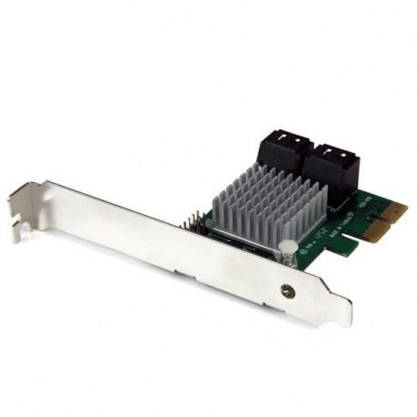 Startech .com 4 Port PCI Express SATA III 6Gbps RAID Controller Card with Heatsink - Storage controller (RAID) - 4 Channel - SAT
