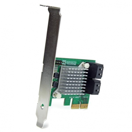 Startech .com 4 Port PCI Express SATA III 6Gbps RAID Controller Card with Heatsink - Storage controller (RAID) - 4 Channel - SAT