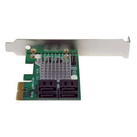 Startech .com 4 Port PCI Express SATA III 6Gbps RAID Controller Card with Heatsink - Storage controller (RAID) - 4 Channel - SAT
