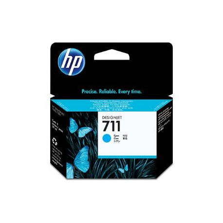 HP 711 - 29 ml - cyan - original - DesignJet - ink cartridge - for DesignJet T100, T120, T120 ePrinter, T125, T130, T520, T520 ePrinter, T525, T530 - 1