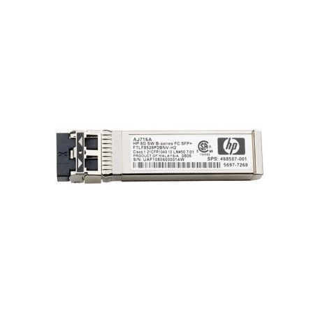 HPE - SFP+ transceiver module - 16Gb Fibre Channel (SW) - Fibre Channel - LC - for HPE SN6000; StoreFabric SN3600, SN6500, SN6600B 32, SN6650, SN8600B 4-slot - 1