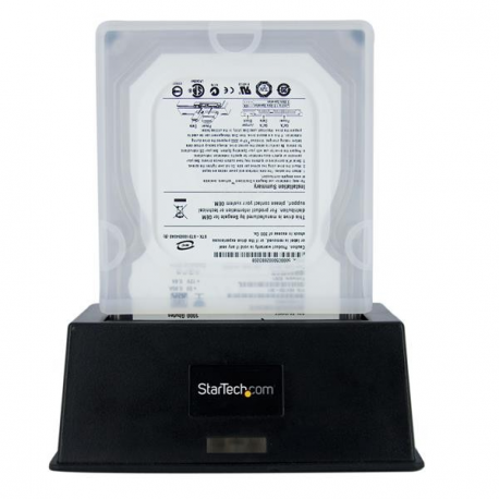 StarTech.com 3.5in Silicone Hard Drive Protector Sleeve with Connector Cap - Protective Sleeve Case for 3.5 HDD (HDDSLEV35) - Hard drive protective sleeve - clear - for P / N: S351BMU33ET, S351BMU33ETG, SATERASER4, SDOCK2ERU33, SDOCK2U33V, SDOCK4U313 - 4