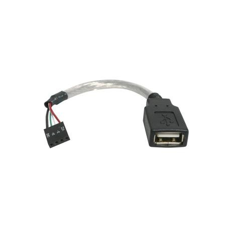 Startech 15CM USB KABEL - USB AUF (MAINBOARD 4 PIN HEADER IN)