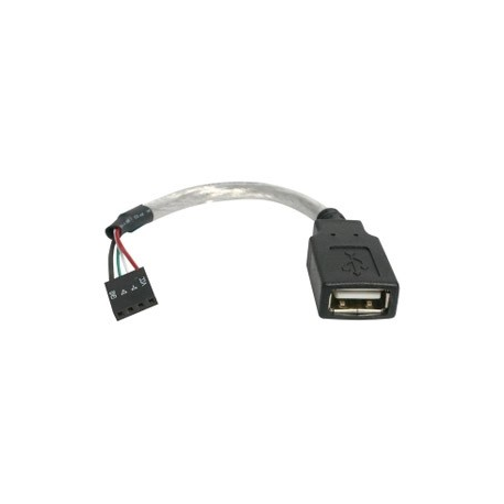 Startech 15CM USB KABEL - USB AUF (MAINBOARD 4 PIN HEADER IN)