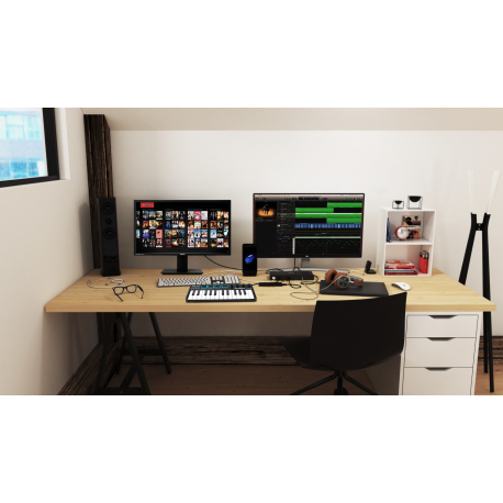 i-Tec USB-C  /  USB-A 3.0 4K Dual Video Docking Station - Docking station - USB-C - GigE - Europe - 3