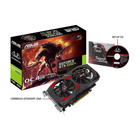 ASUS GEFORCE CERBERUS GTX 1050TI O4GB