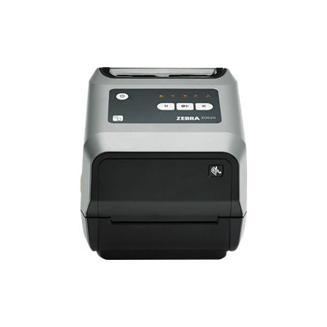 Zebra ZD620 - Healthcare - label printer - thermal transfer - Roll (11.8 cm) - 300 dpi - up to 152 mm / sec - USB 2.0, LAN, serial, USB host, Bluetooth LE - tear bar - white - 3