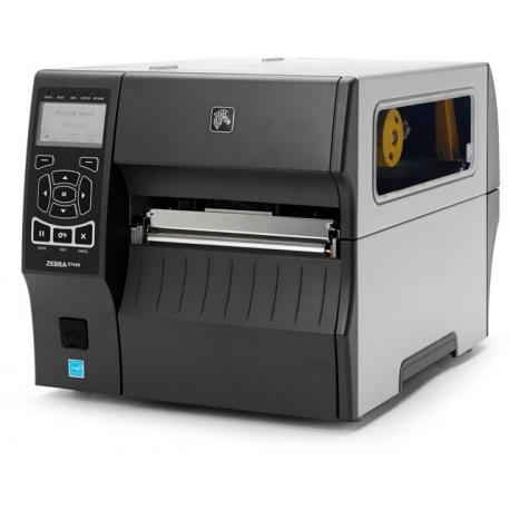 Zebra ZT420 - Label printer - direct thermal / thermal transfer - Roll (17.8 cm) - 203 dpi - up to 305 mm / sec - USB 2.0, LAN, serial, USB host, Bluetooth 2.1 - tear bar - 4